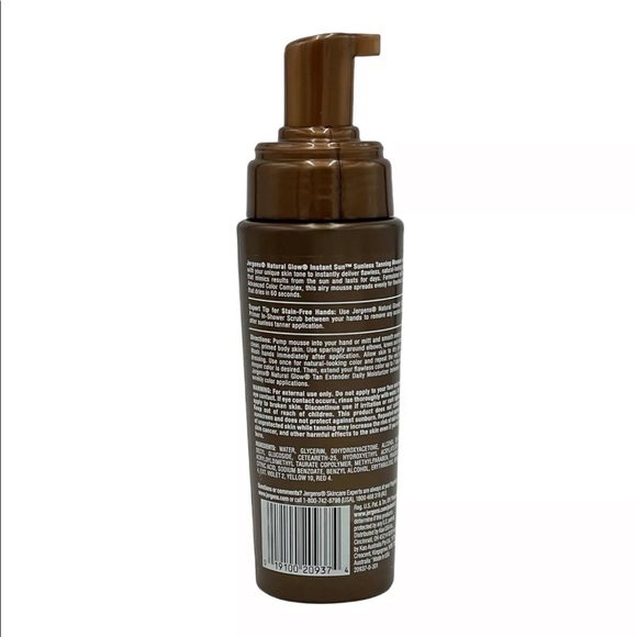 5 Pack Jergens Natural Glow Instant Sun Tanning Mousse Light Bronze 6 oz NO Caps - Picture 3 of 4
